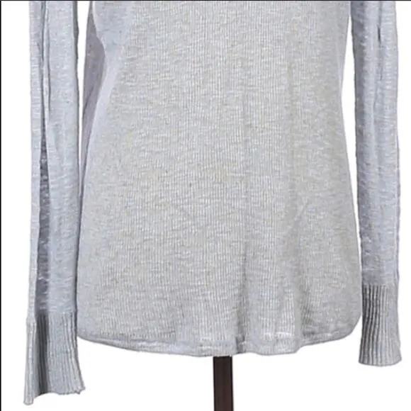 Vince XS Pastel Drop Shoulder Knit Circle Neck Top