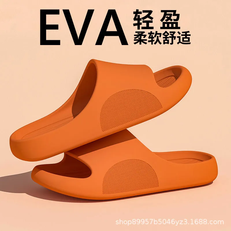 VLOVELAW Summer Small Size Children's Slippers Home Comfortable and Non-Slip Bathroom Deodorant Sandals Simple Wear-Resistant Home Slippers