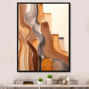 Wanderings in Canyon Ridge II - Print on Canvas Ivy Bronx Size: 24" W x 32" H Format: Black Floater Framed Canvas