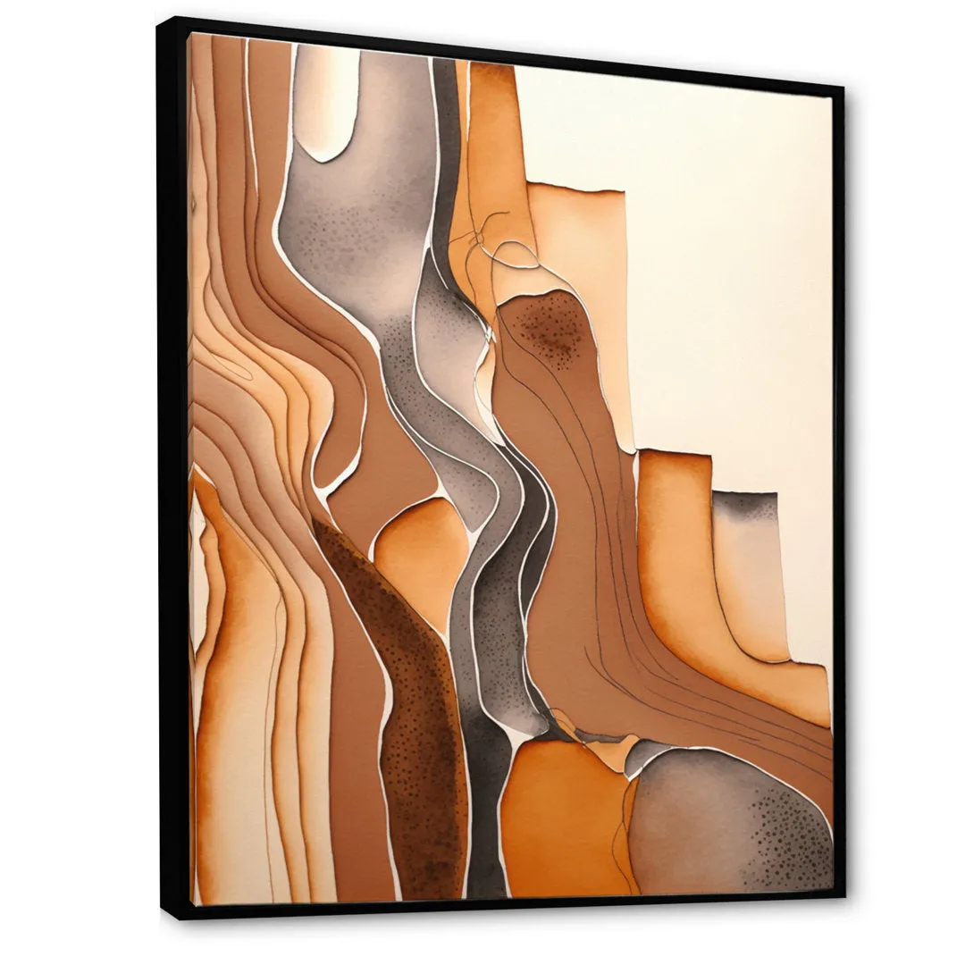 Wanderings in Canyon Ridge II - Print on Canvas Ivy Bronx Size: 24" W x 32" H Format: Black Floater Framed Canvas