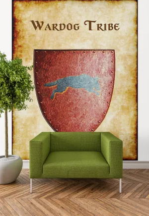 Wardog Tribe Heraldry of Greyhawk Anna Meyer Cartography Canvas Art Print