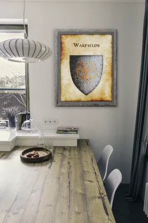 Warfields Heraldry of Greyhawk Anna Meyer Cartography Canvas Art Print