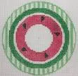 Watermelon Monogram Round