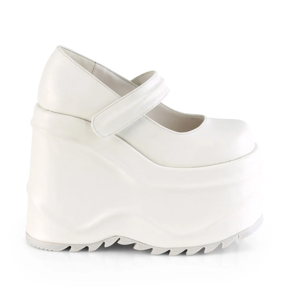 WAVE-32  White Vegan Leather