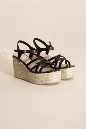 WEDGE PLATFORM SANDALS