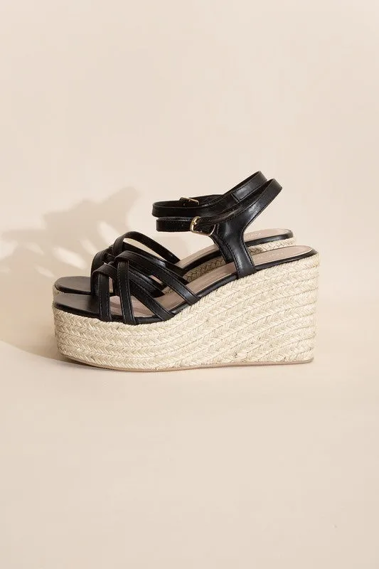 WEDGE PLATFORM SANDALS