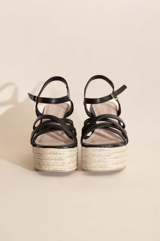 WEDGE PLATFORM SANDALS