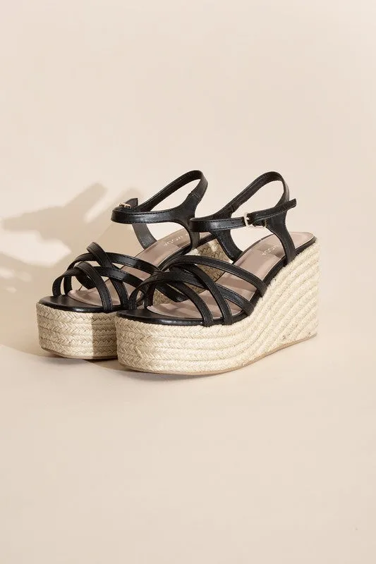 WEDGE PLATFORM SANDALS