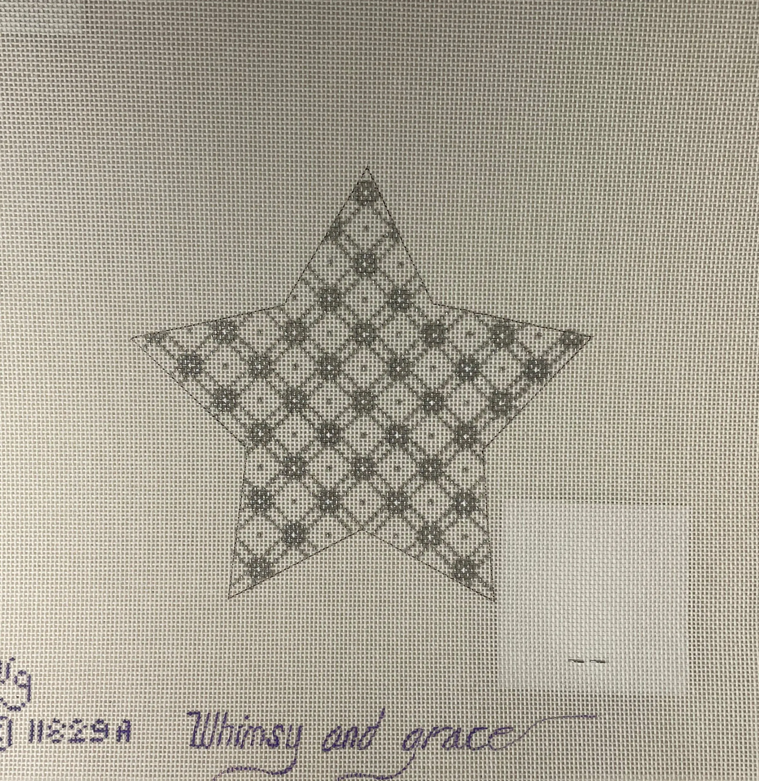Whimsy and Grace WG 11829A Star - Silver