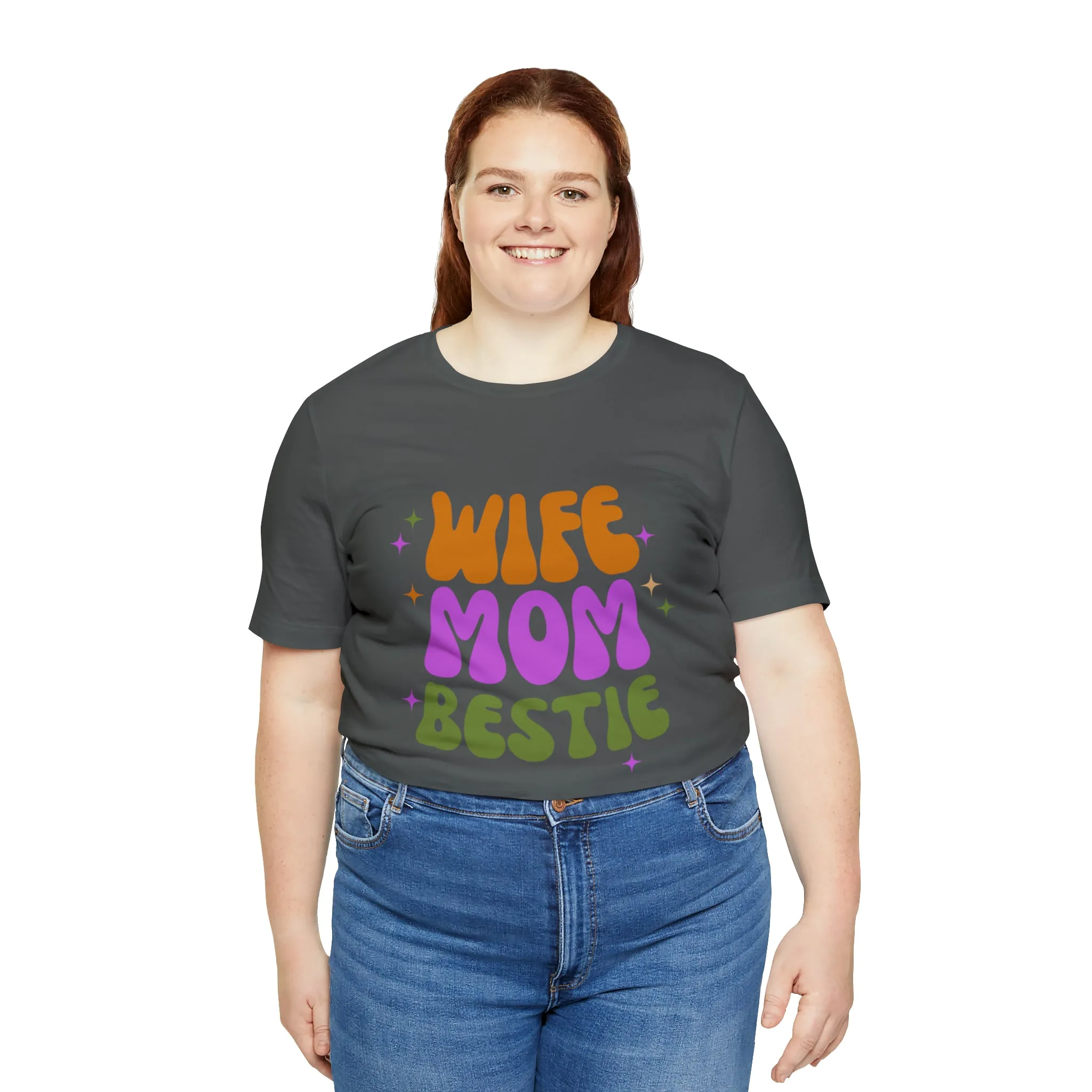 Wife Mom Bestie  T-Shirt | Love Ya Mom Tee |  Bella Canvas 3001 Unisex |  Mother Short Sleeve Tshirt