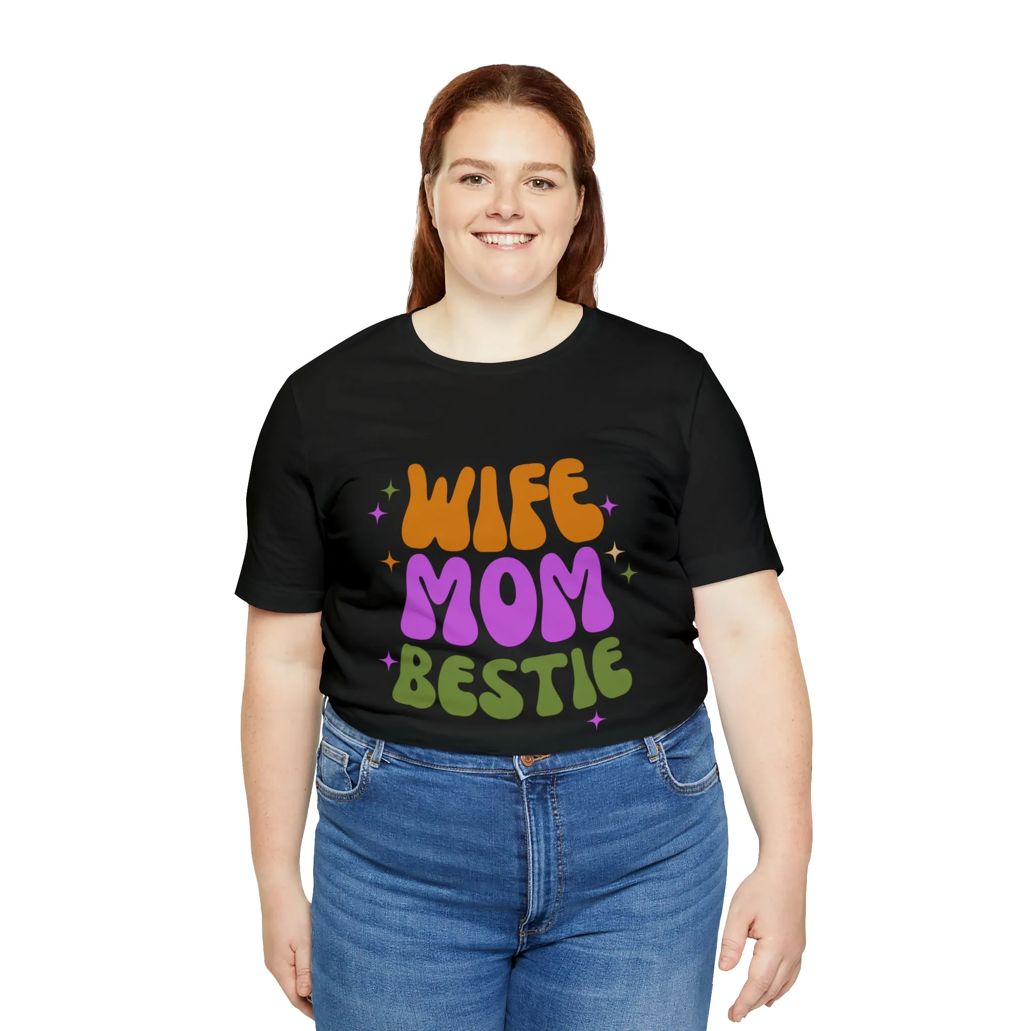 Wife Mom Bestie  T-Shirt | Love Ya Mom Tee |  Bella Canvas 3001 Unisex |  Mother Short Sleeve Tshirt
