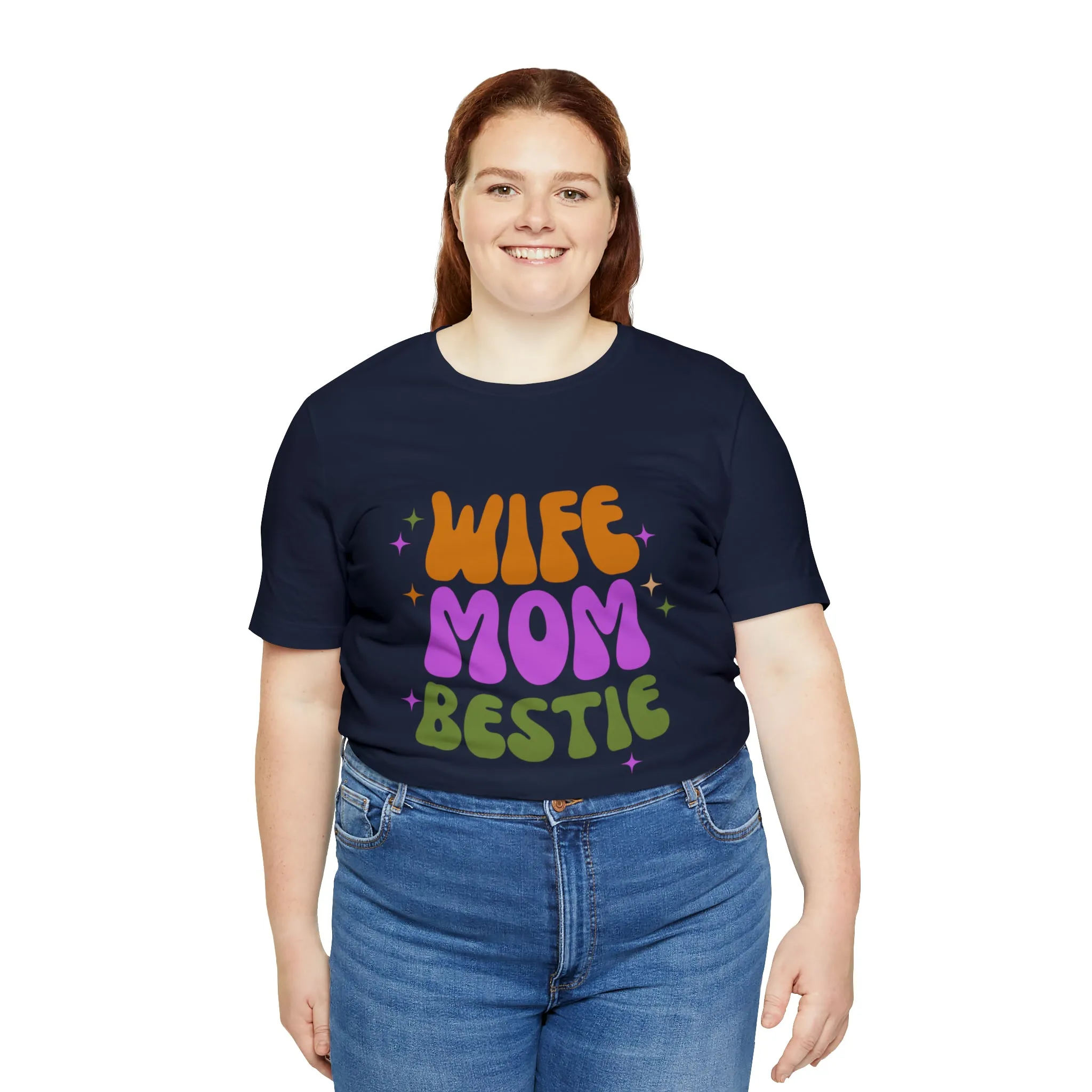 Wife Mom Bestie  T-Shirt | Love Ya Mom Tee |  Bella Canvas 3001 Unisex |  Mother Short Sleeve Tshirt