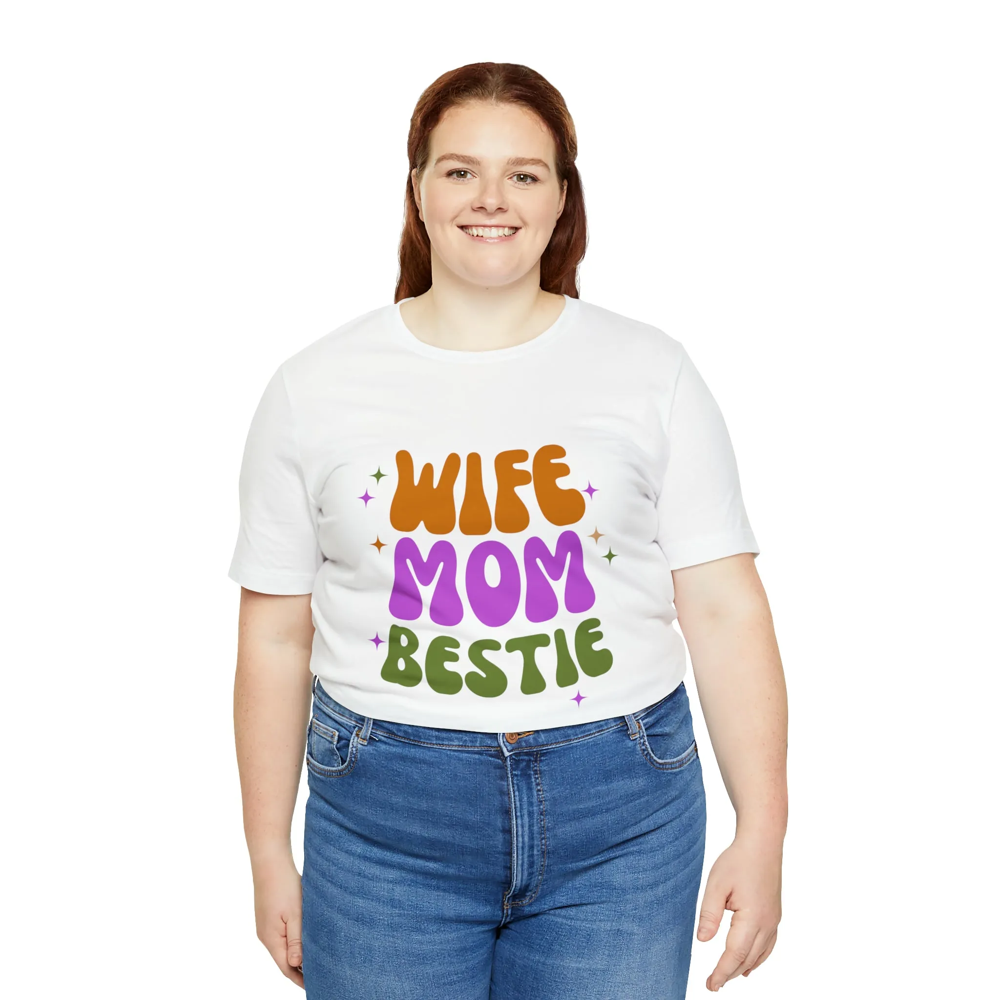 Wife Mom Bestie  T-Shirt | Love Ya Mom Tee |  Bella Canvas 3001 Unisex |  Mother Short Sleeve Tshirt