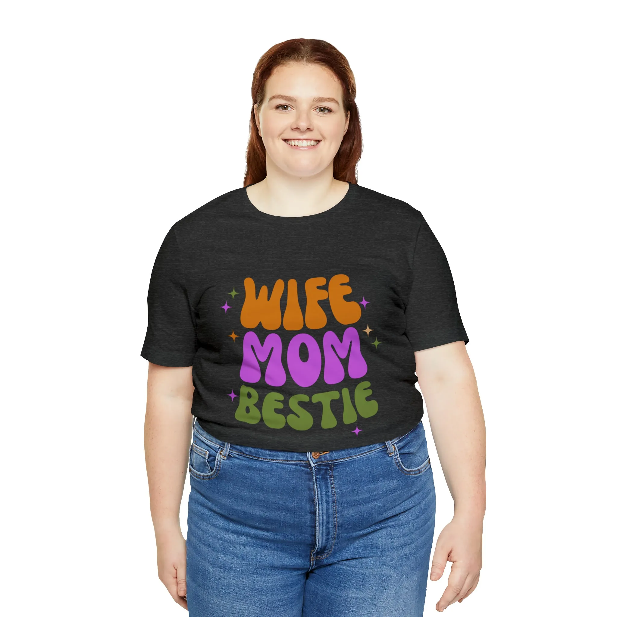 Wife Mom Bestie  T-Shirt | Love Ya Mom Tee |  Bella Canvas 3001 Unisex |  Mother Short Sleeve Tshirt