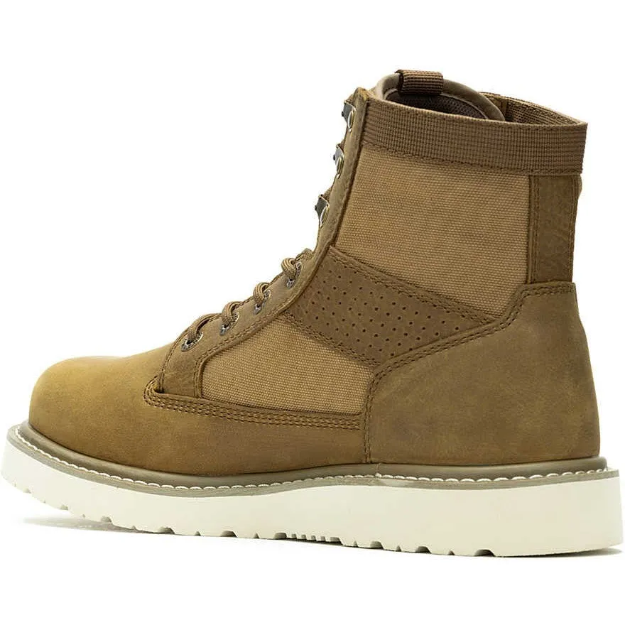 Wolverine Men's Trade Canvas 6" Soft Wedge Unlined Work Boot- Coyote- W240014