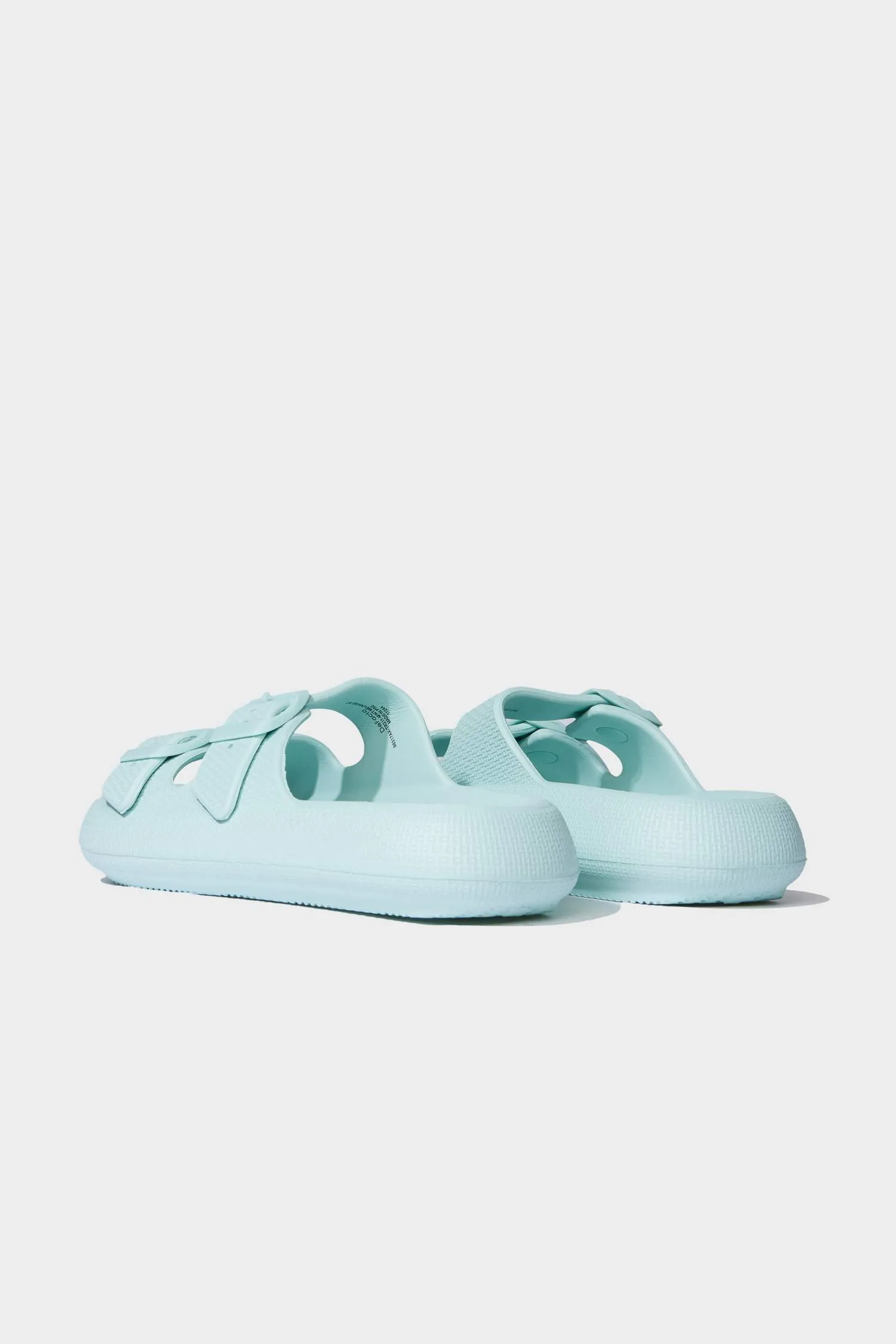 Woman High Sole Double Banded Eva Slippers