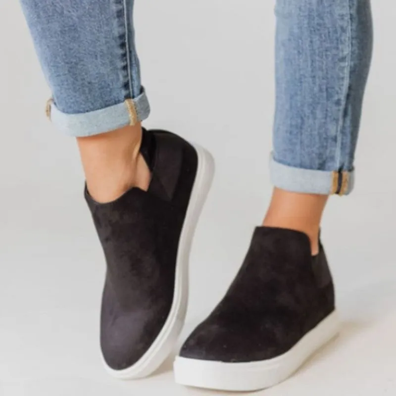 Women's Multicolor&Leopard Hidden Wedge Sneaker