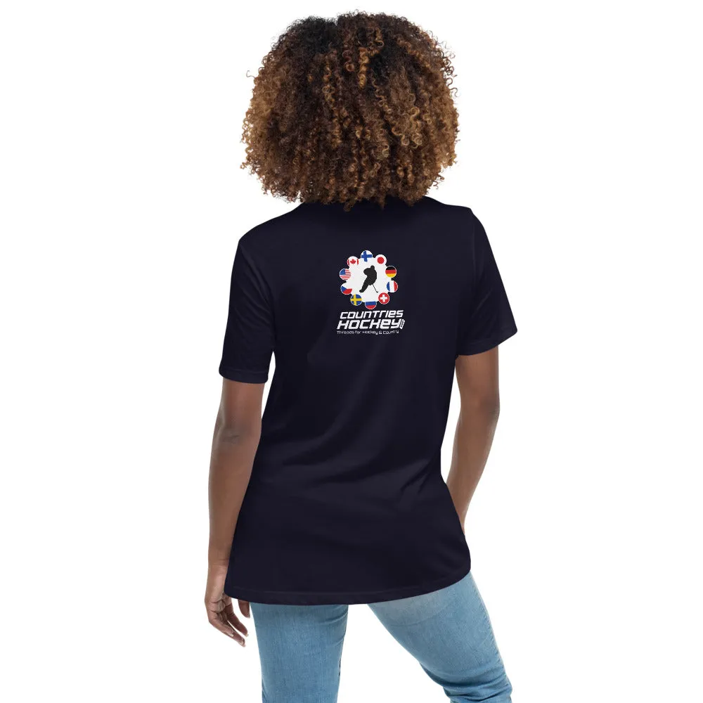 Women's Relaxed T-Shirt | Countries Hockey | USA Collection