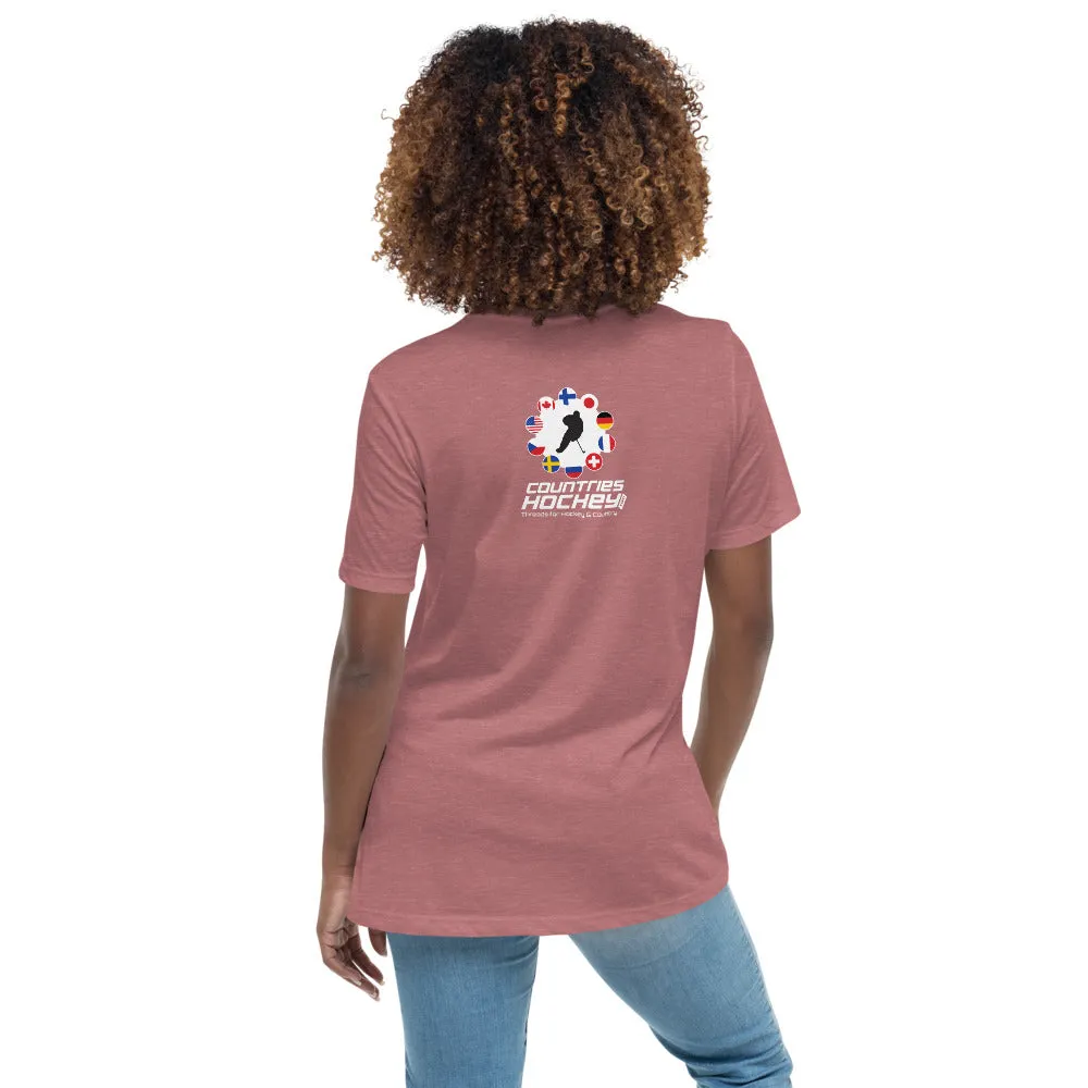 Women's Relaxed T-Shirt | Countries Hockey | USA Collection