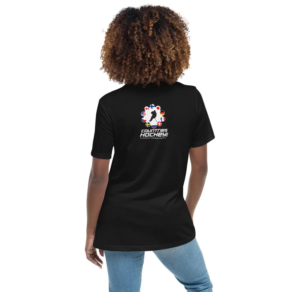 Women's Relaxed T-Shirt | Countries Hockey | USA Collection