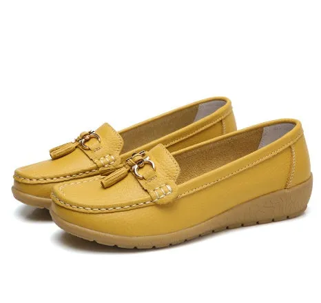 Women's Soft Sole Wedge Beanie Shoes