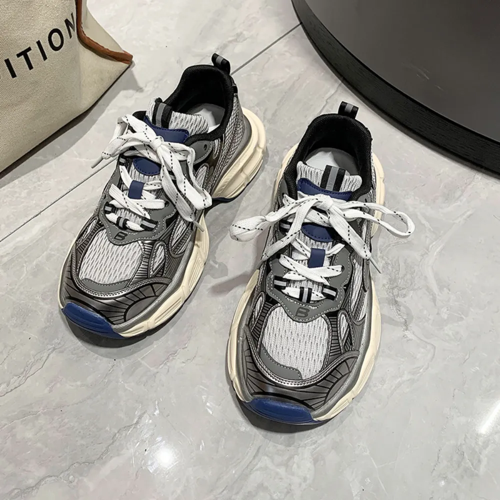 Women's Street Stitching Thick Sole Casual Shoes