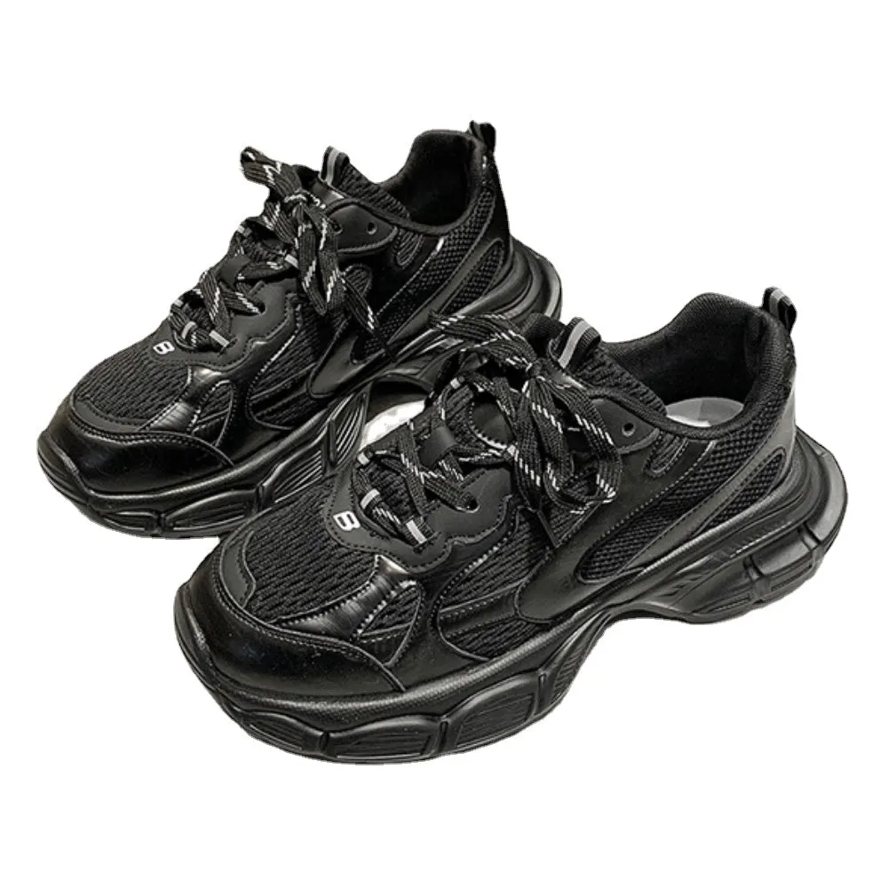 Women's Street Stitching Thick Sole Casual Shoes
