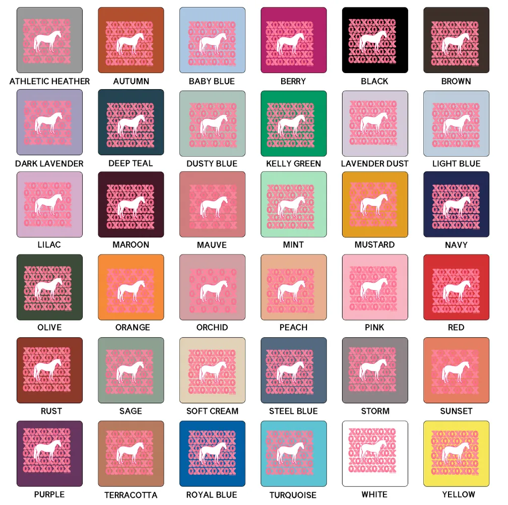 XO Horse T-Shirt (XS-4XL) - Multiple Colors!