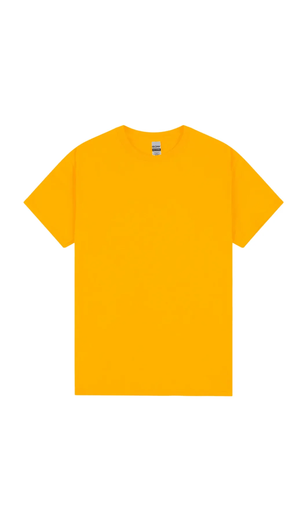 Yellow Blank Short Sleeved T-Shirt