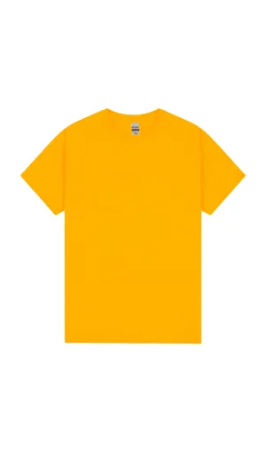 Yellow Blank Short Sleeved T-Shirt