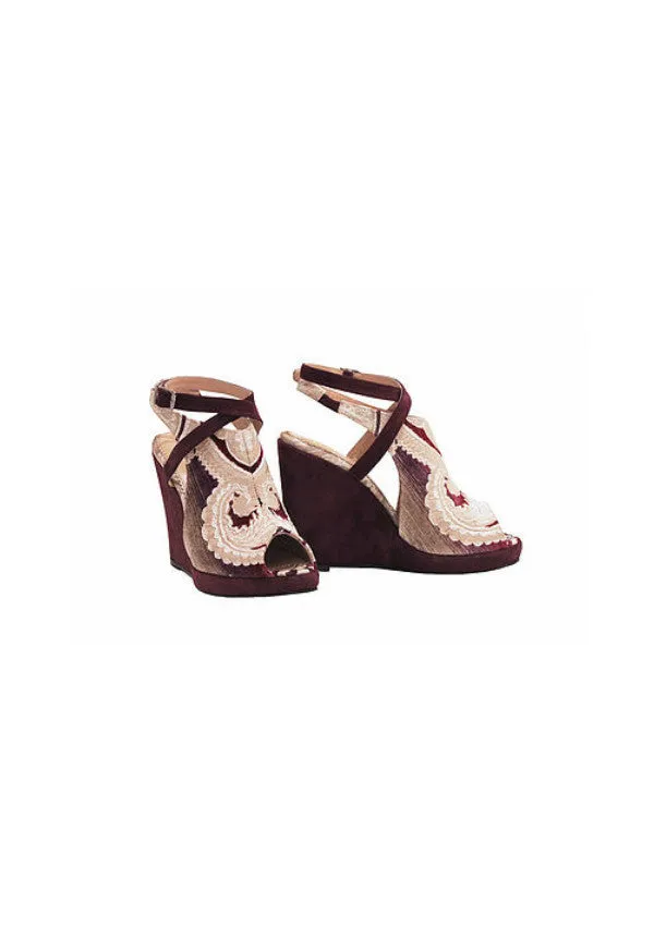 Zeyzani Smyrna Wedge w/ Strap Final Sale