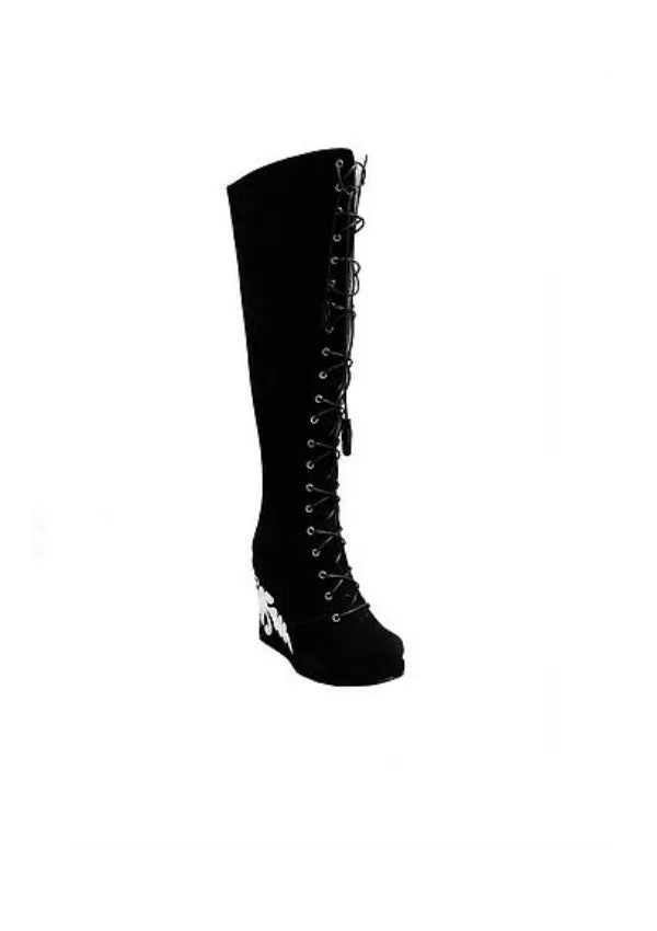 Zeyzani Wedge Lace-Up Boot Final Sale