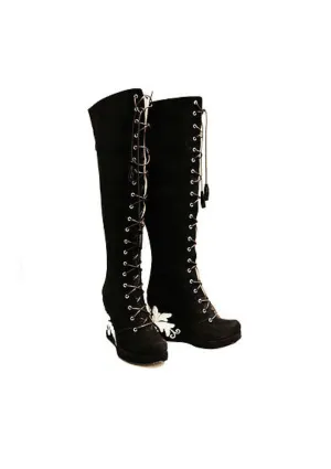 Zeyzani Wedge Lace-Up Boot Final Sale