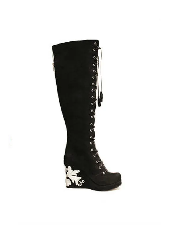 Zeyzani Wedge Lace-Up Boot Final Sale