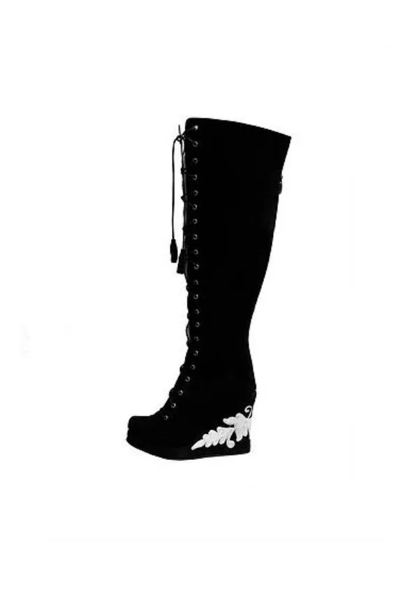 Zeyzani Wedge Lace-Up Boot Final Sale