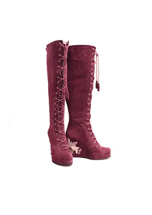 Zeyzani Wedge Lace-Up Boot Final Sale