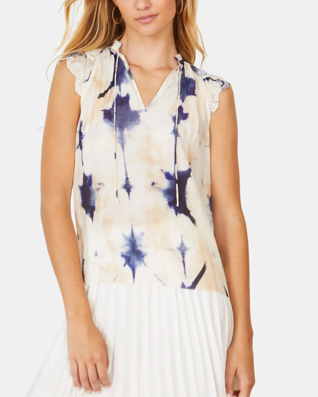 ZOE TOP IN JAVA TIE DYE